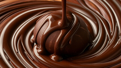 delicious chocolate background