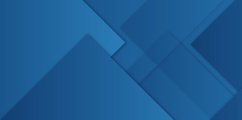 Obraz premium Vector Modern blue technology concept diamond triangle geometric blue line background. modern blue color geometric backdrop design cube pattern background for website banner.