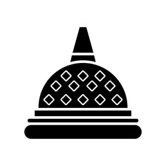Fototapeta premium temple borobudur icon