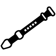 flute icon vectors illustration symbol design