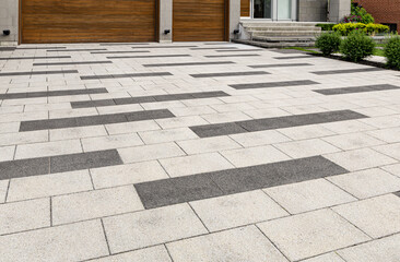 Two tone driveway
