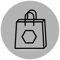 Obraz premium bag icon vectors illustratiom symbol design