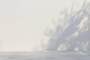 Obraz premium A 3D rendering of a pristine white wall, showcasing a smooth and flawless surface
