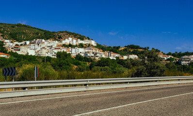 Fuencaliente, a beautiful village built on the edge of the mountains, where you can breathe fresh air, Ciudad Real province, Spain