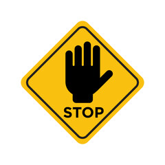 Security Checkpoint Stop Sign Ensure Safety with Security Alerts