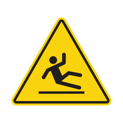 Slip Risk Alert Sign Prevent Falls in Wet and Slippery Areas