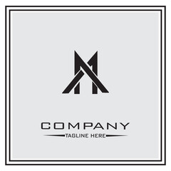 abstract logo design, black and white geometric technology icon