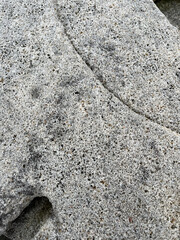 Closeup of a mill stone with curvatures