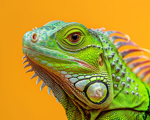 Fototapeta premium green iguana
