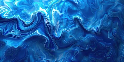 Fototapeta premium Generate an eye-catching photo featuring a blue fluid textured gradient background, ideal for adding visual interest to any project.