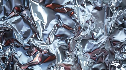 Generate an immersive image featuring a captivating colored silver foil texture, perfect for creating striking backgrounds for advertising campaigns.