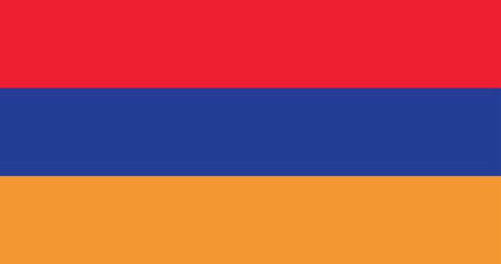 Illustration of the Armenia national flag