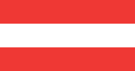 Illustration of the Austria national flag