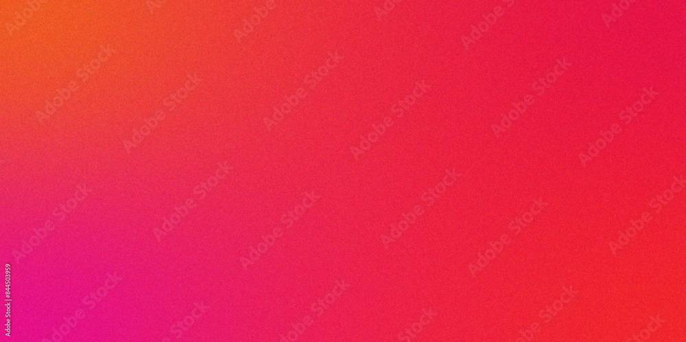 Poster fuchsia vibrant pink blurred yellow grainy gradient background. carmine pink pale grainy gradient te