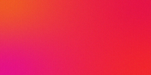Fuchsia vibrant pink blurred yellow grainy gradient background. Carmine pink pale grainy gradient texture. Soft gradient backdrop with grain and noise.