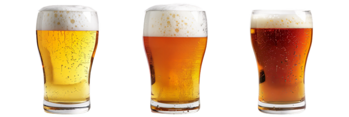 set of 3 rusty, vintage clunker cars, cutout isolated on white and transparent png background