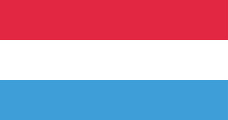 Illustration of the Luxembourg national flag