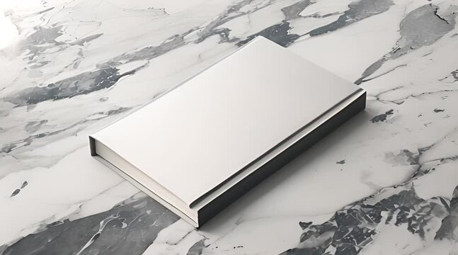 book cover brand promotion with canvas mockup design 