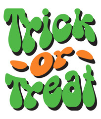 Retro, Halloween Craft Design. T-shirt Design. Illustration