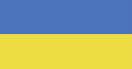 Illustration of the Ukraine national flag