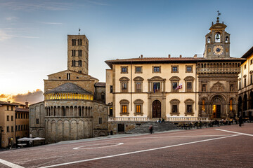 The city of Arezzo, Italy
