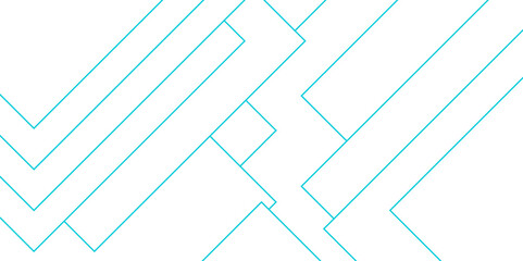 Abstract white gray and Blue futuristic architecture geometric connection blue lines concept. Digital geometric connection blue lines background with modern design.