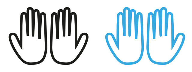 Prayer Hands Icon Perfect for Religious and Spiritual Designs