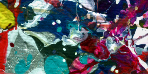 Funky Geometric Fantasia Brimming with Vibrant Colors and Abstract Patterns, Creating a Captivating...