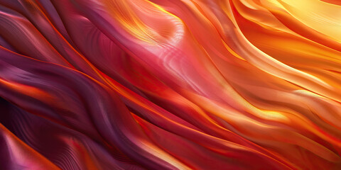 Obraz premium Flowing Fabric: Close-Up of Draping Fabric Texture with Folds and Creases