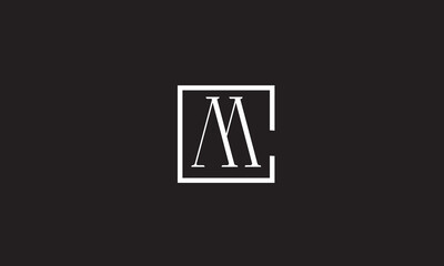 M, MM, M Abstract Letters Logo Monogram	