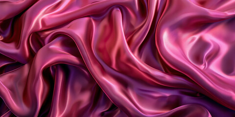 Fototapeta premium Silken Splendor: Close-Up of Luxurious Silk Fabric Texture