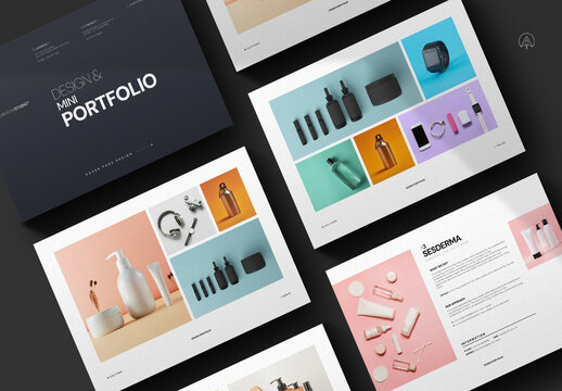 Design & Mini Portfolio Landscape Template