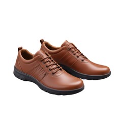 Male fashion shoes on white