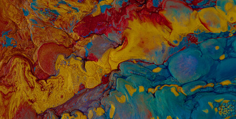 Whimsical and Energetic Colorburst Creating a Captivating and Abstract Visual Experience