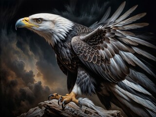 Obraz premium primo piano d'aquila