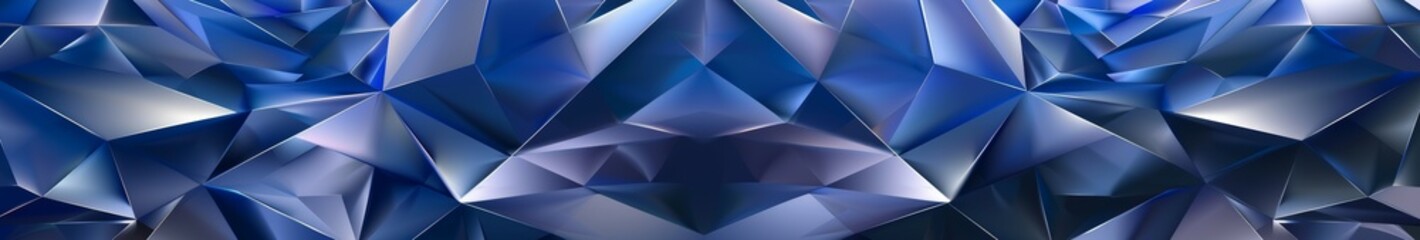 A close-up of a geometric pattern with overlapping blue shapes