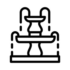 fountain icon illustration