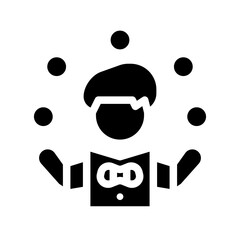 juggler icon illustration