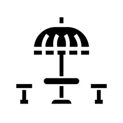 bench icon illustration