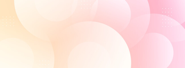 Orange and pink gradations, soft color, pastel gradations, circle effect style, eps 10