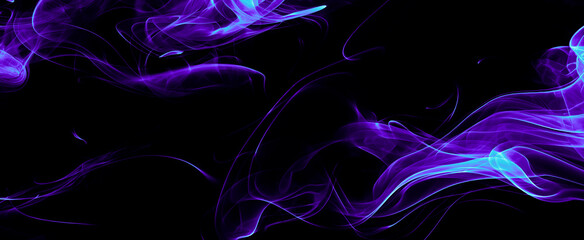 A blue and purple smoke trail background