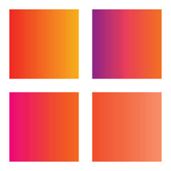 Fototapeta premium gradient color palettes. 