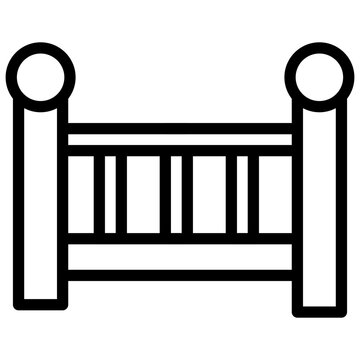 recommend clip art: crib baby, furniture,