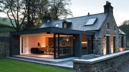 Modern Extension to a Traditional Cottage