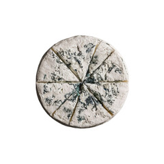 Fototapeta premium TRANSPARENT PNG ULTRA HD 8K A block of cheddar, Swiss, Parmesan, Gouda, or blue cheese showcasing its unique textures and colors for a striking visual contrast