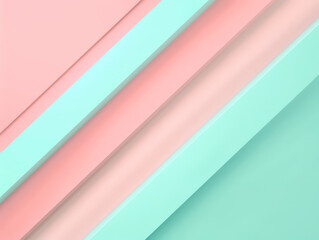 Fototapeta premium Vibrant artwork featuring bold diagonal lines in pink and teal. Ideal for banners, cards, or digital wallpapers.