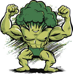 Muscular Bodybuilder man