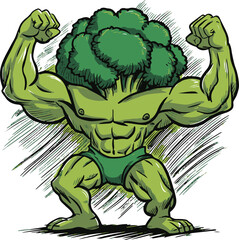 Muscular Bodybuilder man