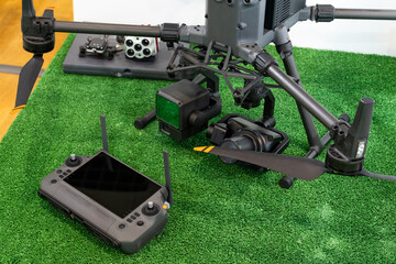 Industrial drone with remote controller...