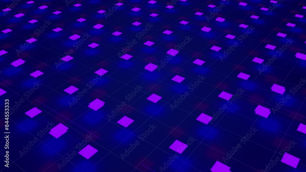 Aufkleber technology backdrop with shapes and grid. computer generated 3d render